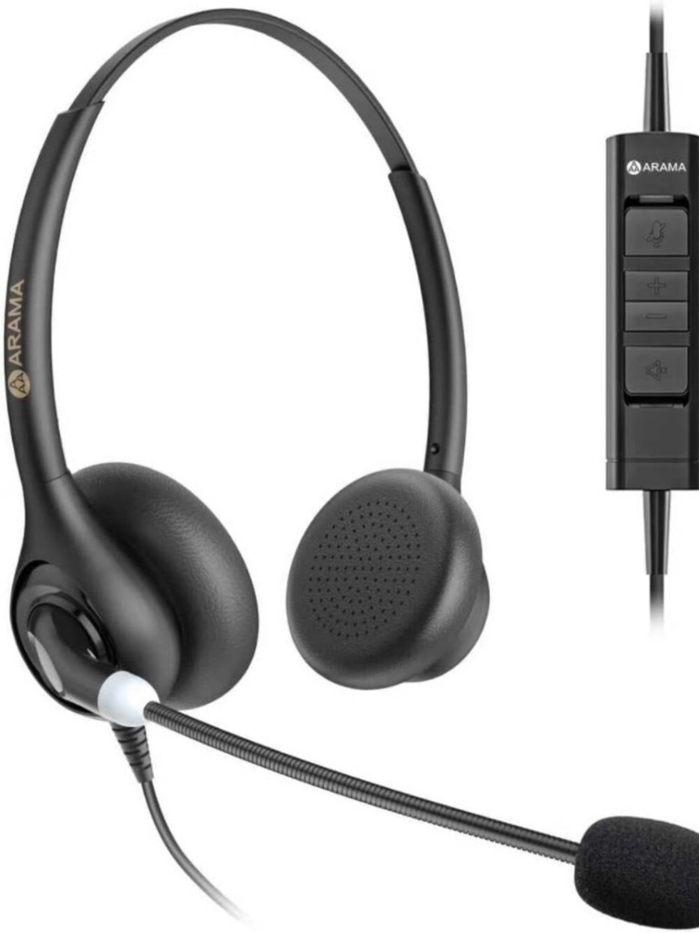 USB Headset with Microphone for PC Noise Cancelling